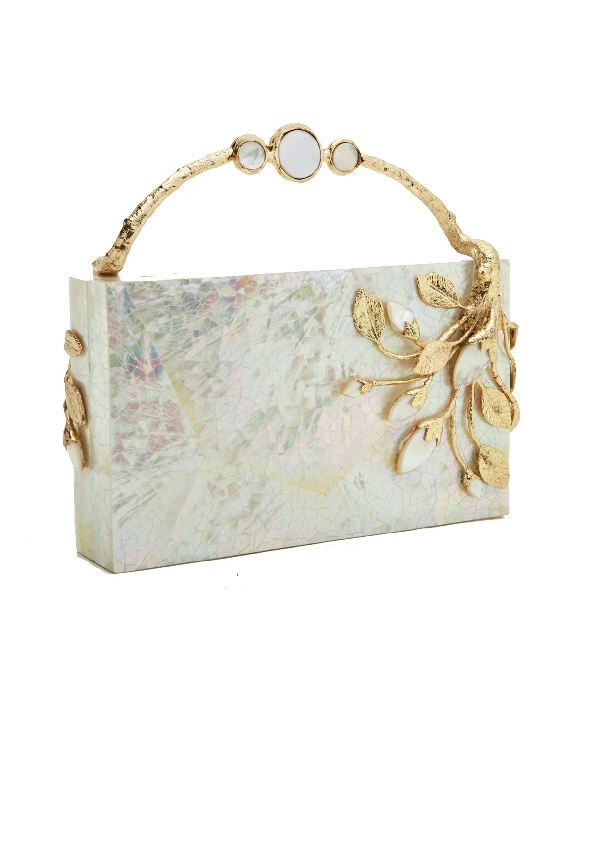 Brancuse Clutch in Pearl | Over The Moon