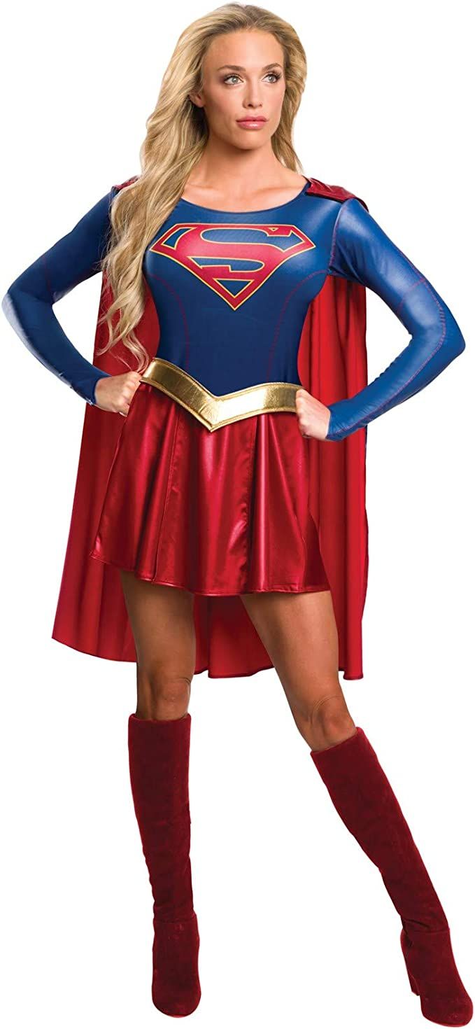 Amazon.com: Rubie's Costume Women's Supergirl Tv Show Costume Dress : Clothing, Shoes & Jewelry | Amazon (US)