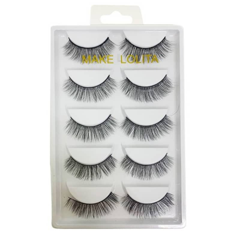 QBela Manuela! Make Lolita ML211
            
                 - Cílios Postiços (05 Pares) | Beleza Na Web (BR)