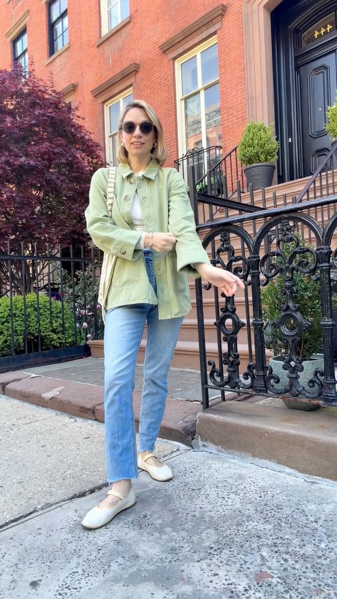 Casual spring outfit. Spring jacket. 

*jacket is going in and out of stock, so keep an eye out or grab it quickly. Linking similar style and color. Wearing a size 2 

#LTKootd #LTKSeasonal #LTKgrwm