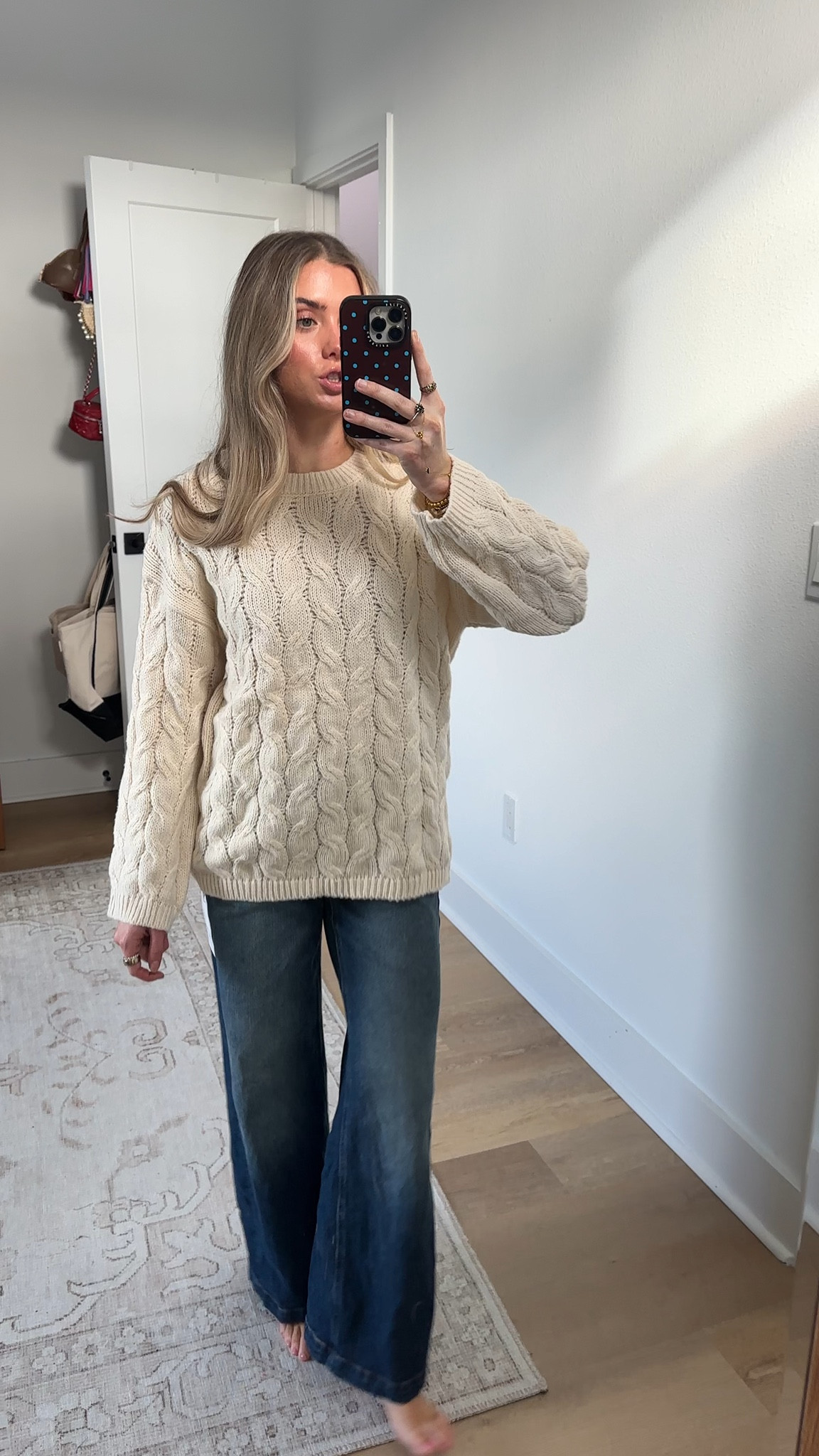Amazon size small Cicy Bell Womens Oversized Cable Knit Sweaters Long Sleeve Crewneck Chunky Loose Fit Pullover Tops

#LTKSeasonal #LTKootd #LTKSaleAlert