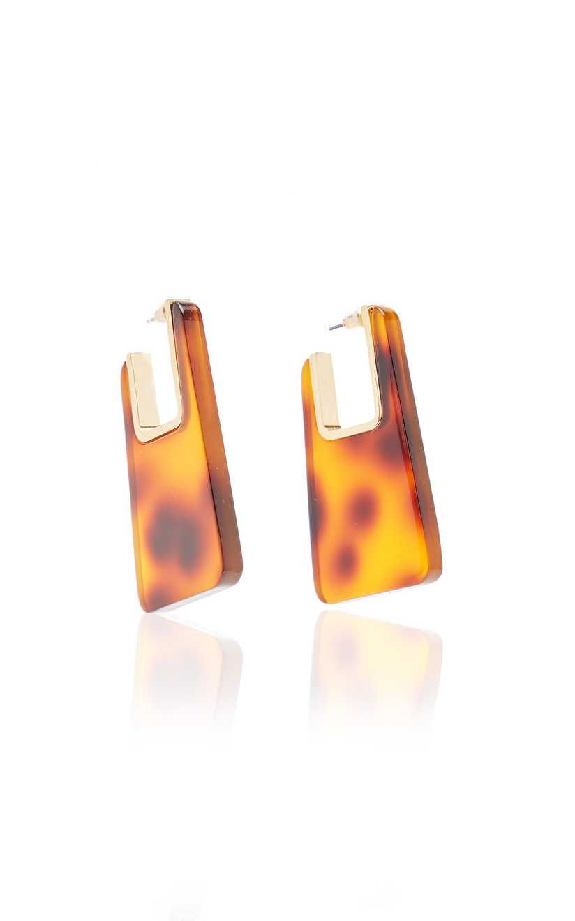 Melina Tortoiseshell Acrylic Earrings | Moda Operandi Global