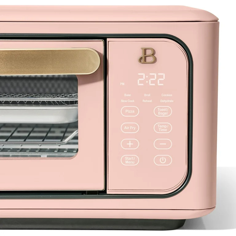 Beautiful Infrared Air Fry Toaster Oven, 9-Slice, 1800 W, Rose by Drew Barrymore | Walmart (US)