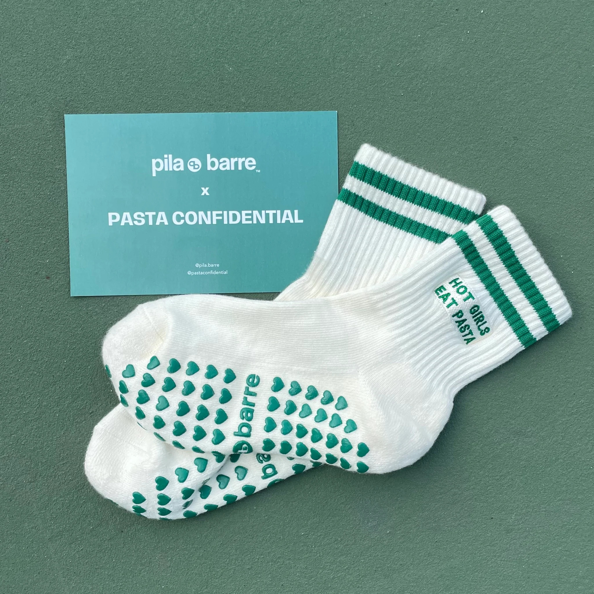 Hot Girls Eat Pasta Grip Sock - Pila X Pasta Confidential | Pila-Barre