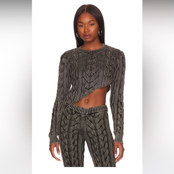 SER.O.YA Orchis Sweater in Black Washed | Poshmark