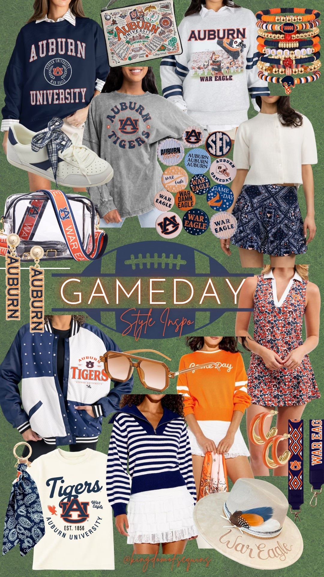 War Eagle friends, this one if for you. All the cute game day gear, swag, and accessories! 🏈💙🧡

#LTKootd #LTKSeasonal