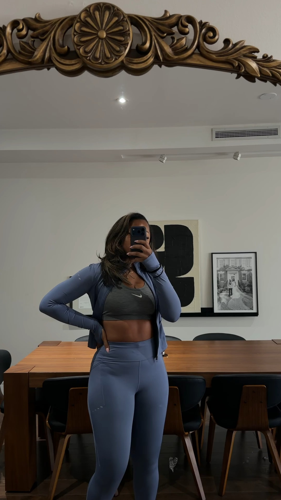 Today’s run OOTD. Medium top large bottoms 