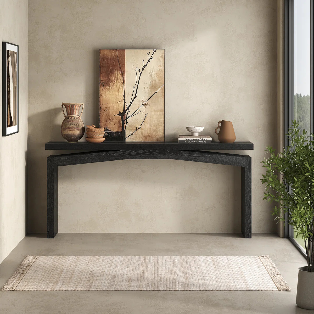 63-Inch Wood Console Sofa Table For Entryway Living Room | Wayfair North America