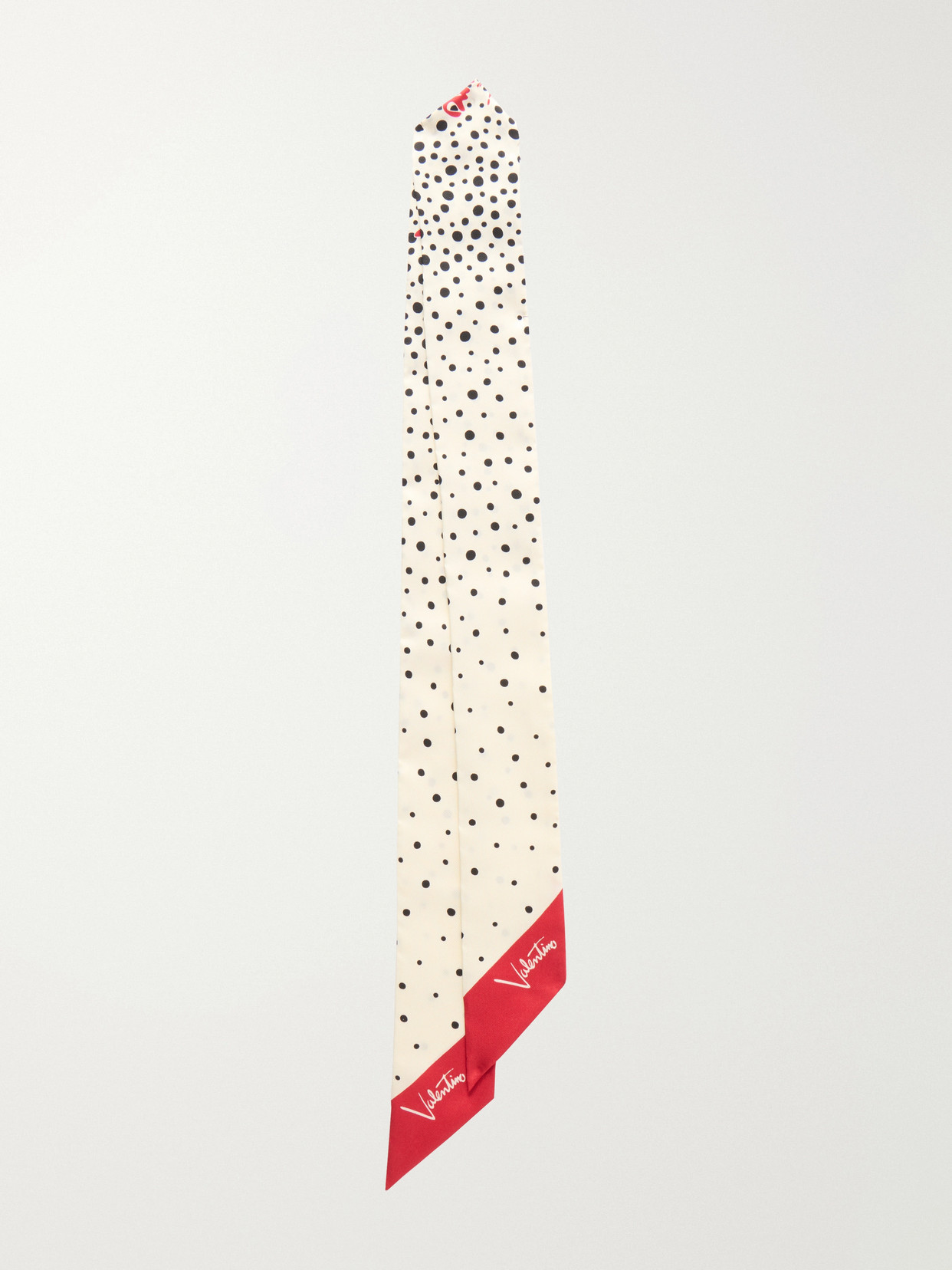 Valentino Garavani - Bandeaux Printed Silk Scarf - White | NET-A-PORTER (US)