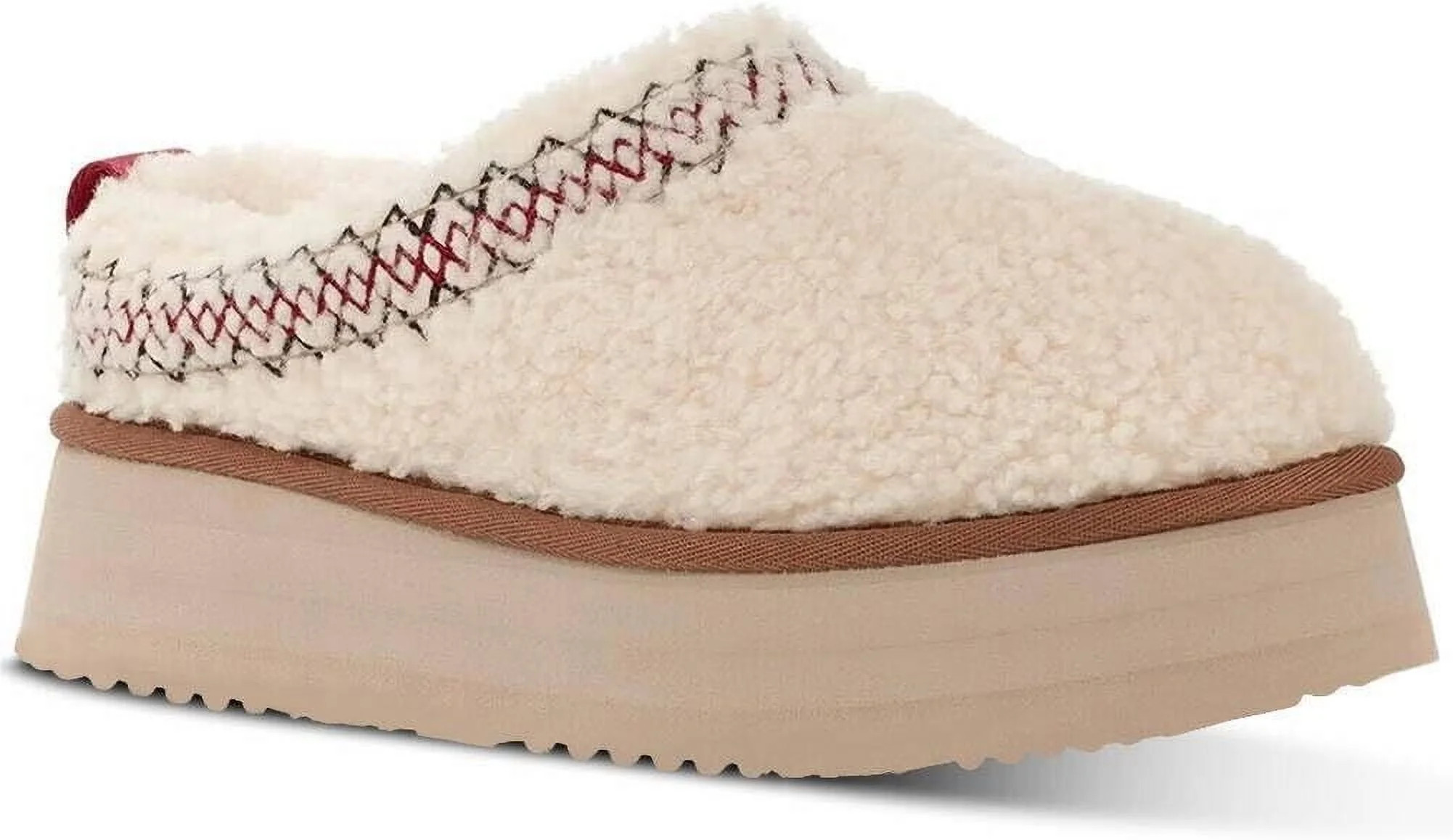 Women's Tazz Braid Slipper Fuzzy Platform Snow Mini Boots Sneakers Anti-Slip | Walmart (US)