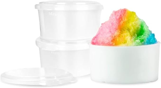 Hawaiian Shaved Ice Made in USA 3-Pack Premium Freezer Molds with Lids - BPA-Free Food Storage Co... | Amazon (US)