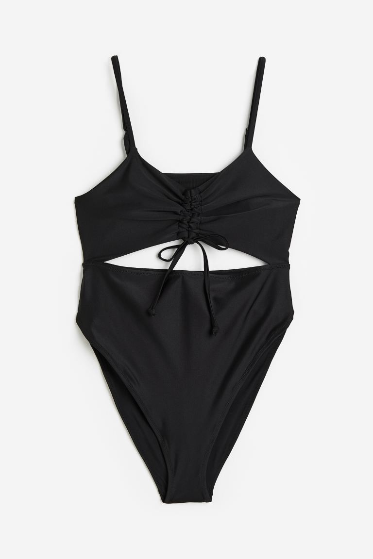 H&M+ High Leg Swimsuit with Drawstring | H&M (US + CA)