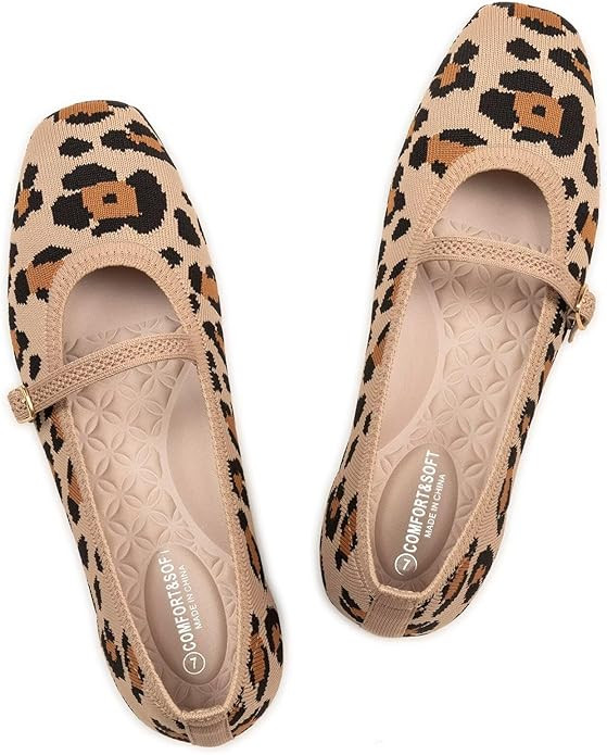 Frank Mully Mary Jane Women Flat Shoes Slip on Square-Toe Washable Shoes Comfortable for Dressy a... | Amazon (US)