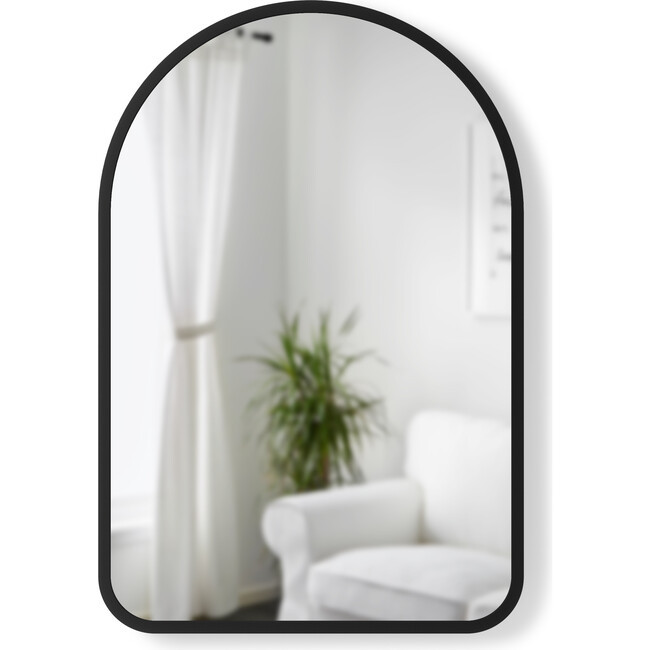 Umbra | Hub Arched Mirror, Black Frame | Maisonette | Maisonette