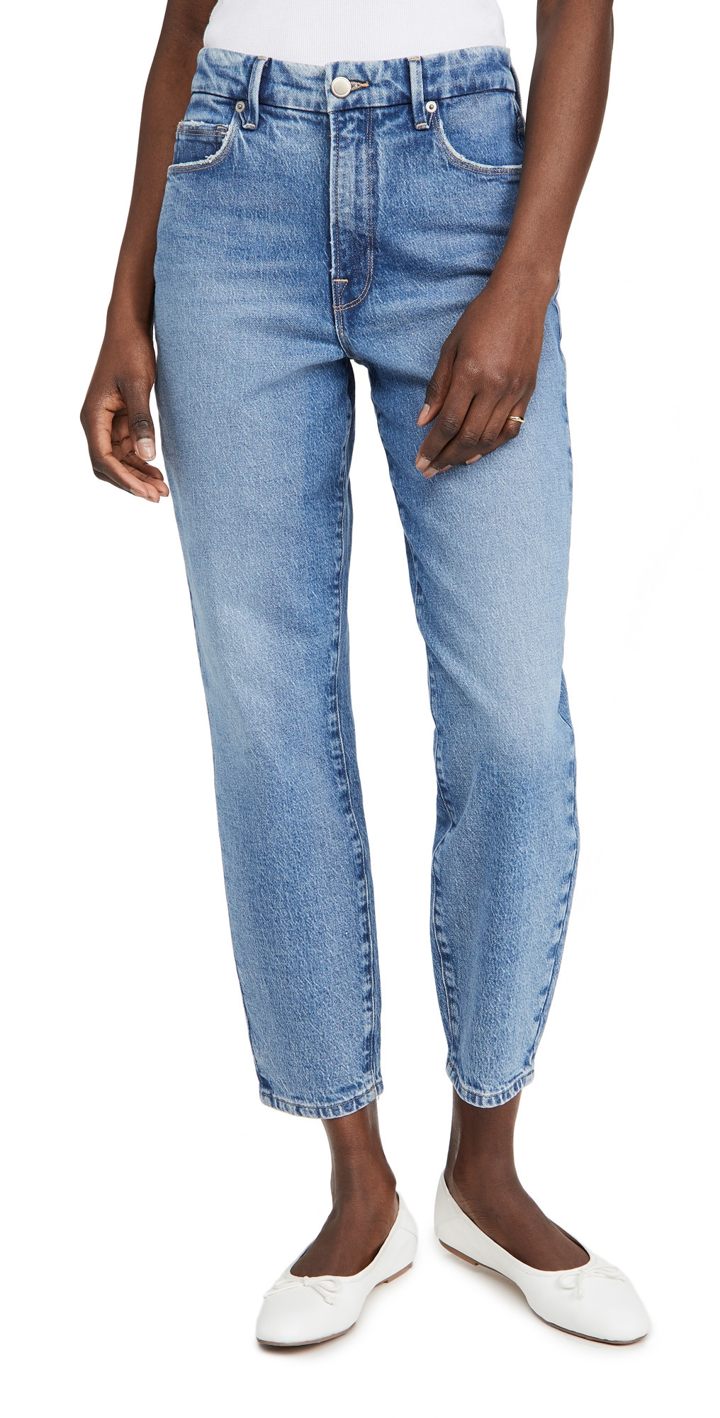 Good American Mom Jeans Blue586 6 | Shopbop