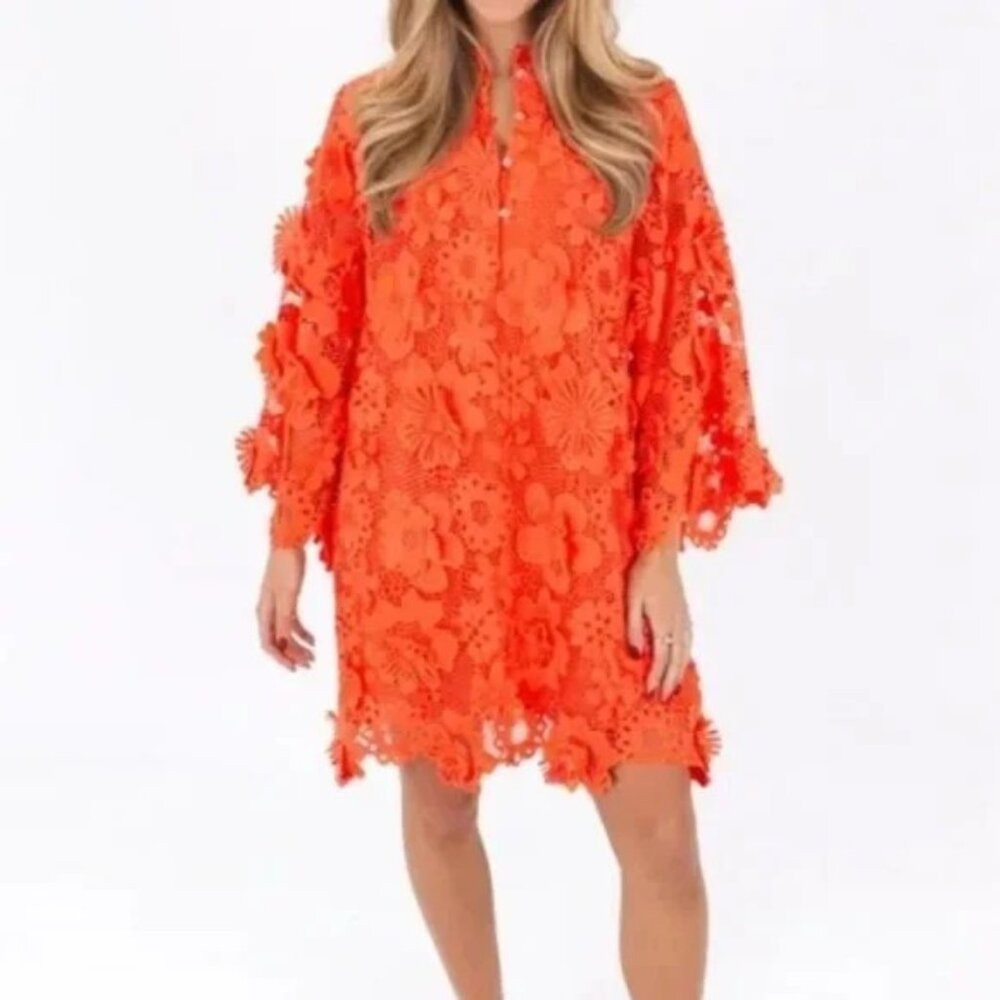 NWT! J.Marie Dress ONLY $59! Retail $168! Seraphina Floral 3D Lace Sz M Pink | Poshmark