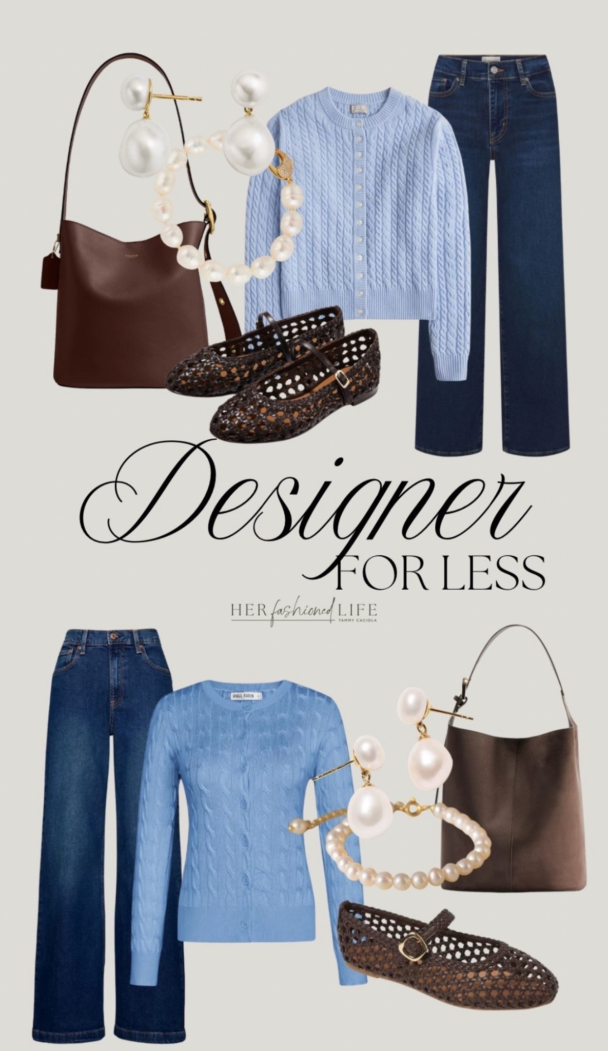 Designer For Less 🤍 #FrameJeans #Madewell #AmazonFinds #BucketBag #Pearls #Gap #TargetFinds

#LTKootd #LTKOver40 #LTKSeasonal