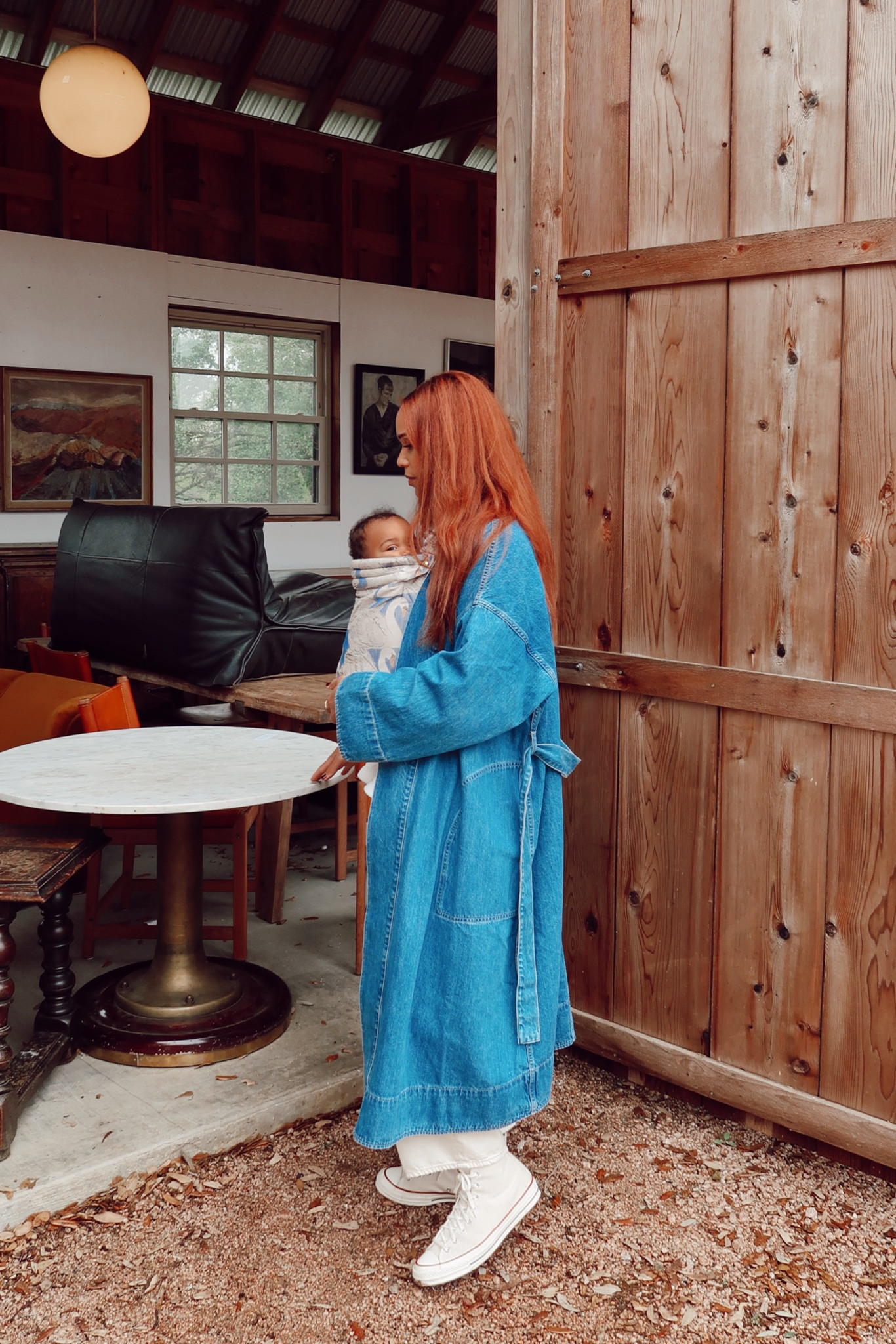 The perfect replica of my sold out denim trench is here. Made by one of my favorite brands. I wear this thing all. the. time and it’s always an outfit maker  For everyone who has asked for the link all year long, run and get one—but I’ve linked perfect options at all price points 

Denim
Fall fashion
Fall style
Fall outfits
Layers
Jacket
Denim jacket
Fall outerwear 
Cool fall style 