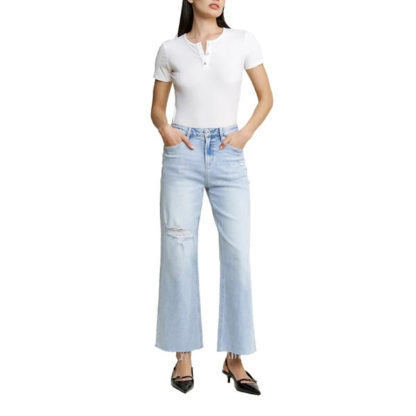 Women's Mica Denim Wide Leg Jeans Light Wash 31 28 | Scheels