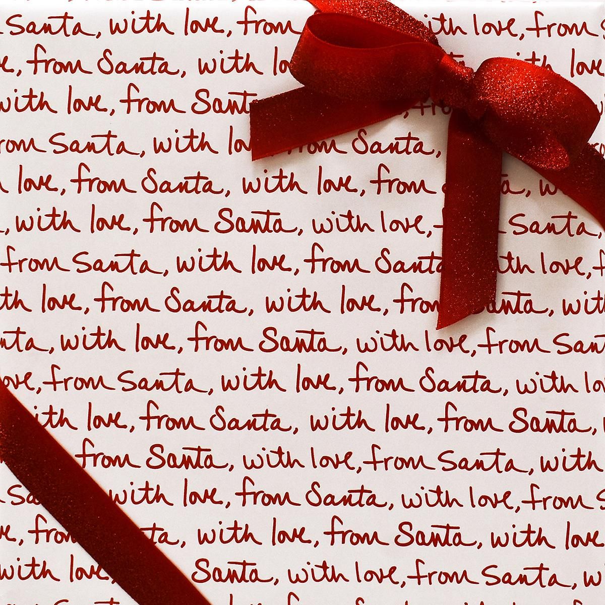 Love From Santa Wrapping Paper | The Container Store