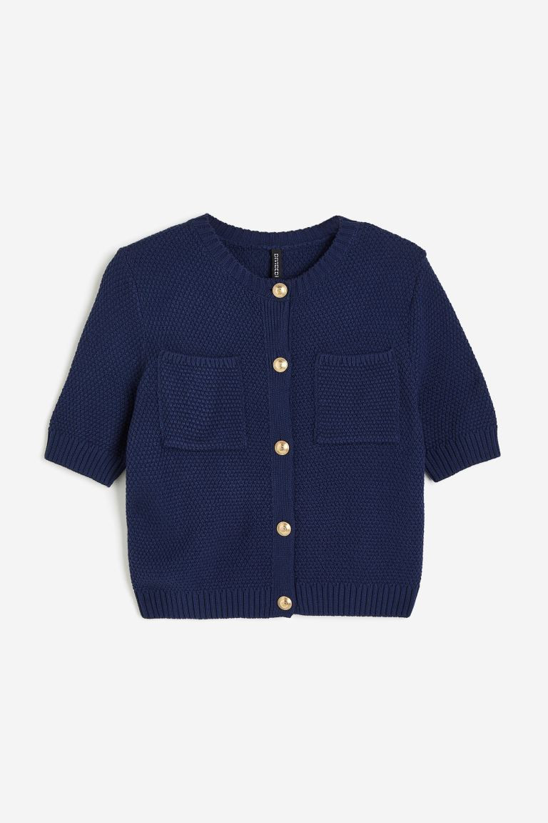Textured-knit cardigan | H&M (UK, MY, IN, SG, PH, TW, HK)