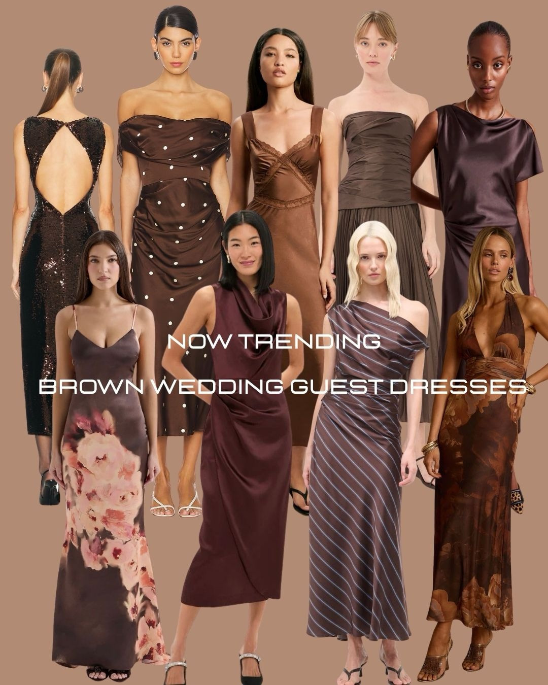 It’s Wedding Wednesday 🤎 and we’re crushing on brown for a fresh take on spring wedding guest style.
Enter: Downtown Brown. A shade that feels rich, current, and just unexpected enough to stand out (in the best way 😉).
Swipe through for the inspo and then the dresses to match.

@lpa @tuckernuck @shop12thtribe @houseofcb @lalignenyc @simkhai @srgatelier @bardot @staud.clothing

#weddingguest #weddinggueststyle #weddingguestdress #weddingguests #weddingguestoutfit #weddingguestinspo #weddingattire #weddingguestlook #weddingguestfashion #weddingstyle #guestdress #browndress #browndresses #dresstoimpress #mididress #mididresses #maxidress #maxidresses #floraldress #floraldresses #springwedding #springweddings #summerwedding #summerweddings #glamtothemaxgowns 

#LTKWedding