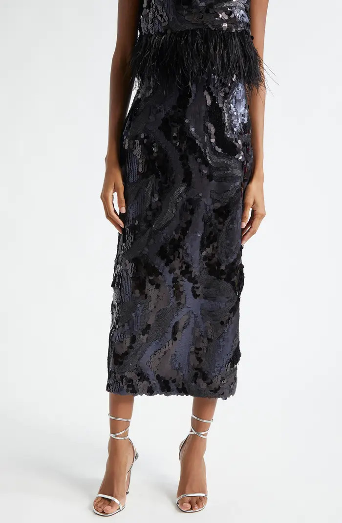 Ramy Brook Donnelly Paillette Maxi Skirt | Nordstrom | Nordstrom