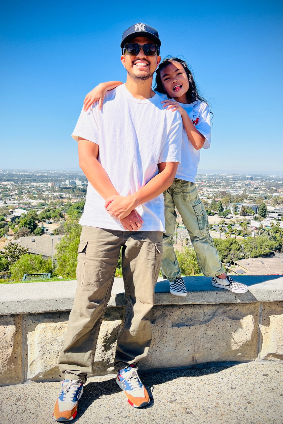 Father Daughter matching outfits 

Father daughter outfits, matching outfits, streetwear fashion, casual style, olive green cargo pants, white t-shirts, New Balance sneakers, Vans checkered slip-ons, family fashion, parent-child fashion, trendy streetwear, casual family outfits, fashion inspiration, urban style, coordinated outfits, Los Angeles style 

#LTKShoeCrush #LTKMens #LTKKids