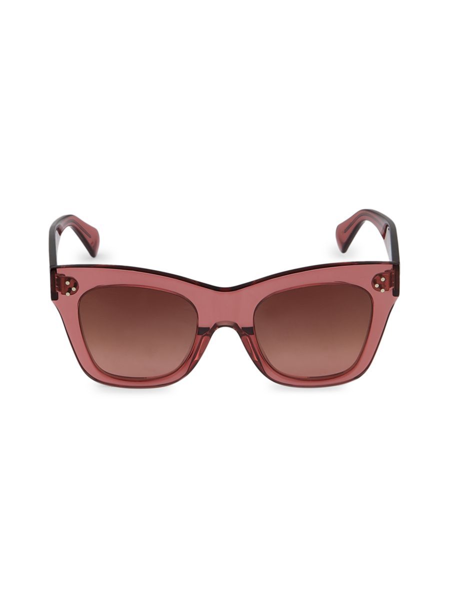 50MM Square Cat Eye Sunglasses | Saks Fifth Avenue