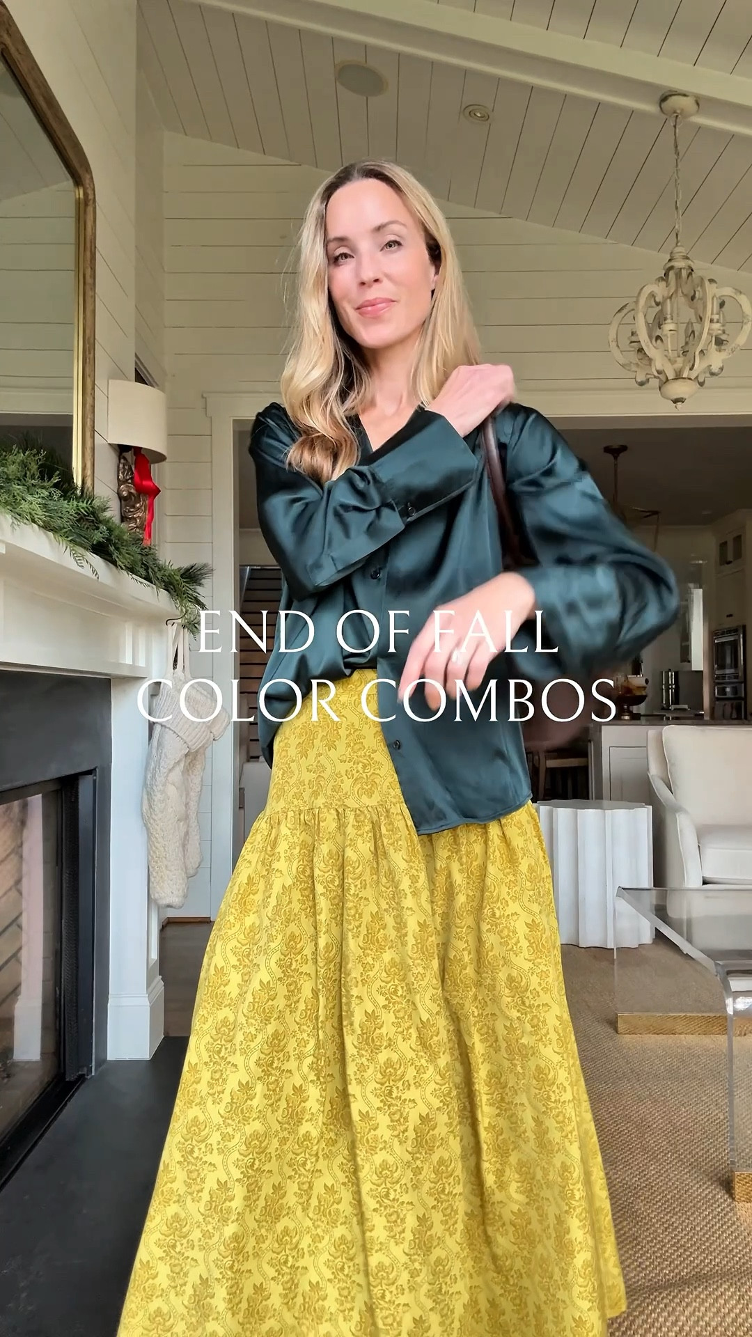 Look 1: Teal silk top S, chartreuse skirt 0, flats TTS

Look 2: Lace blouse 0, La Ligne pants S, booties TTS, similar bag linked

Look 3: Top S, coated jeans 25, similar booties and belt linked

Look 4: Scarf top S, jeans 25, similar booties and bag linked

Color analysis, color science, autumn color palette, winter color palette, winter outfit, winter outfits, winter outfits, chic outfits, chartreuse, la ligne Colby, lace blouse


#LTKootd #LTKHoliday #LTKSeasonal