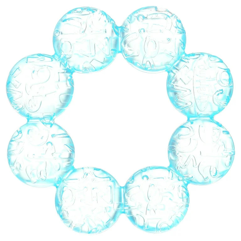 Infantino Soothing Soft Circular Water Teether, Unisex, Blue | Walmart (US)