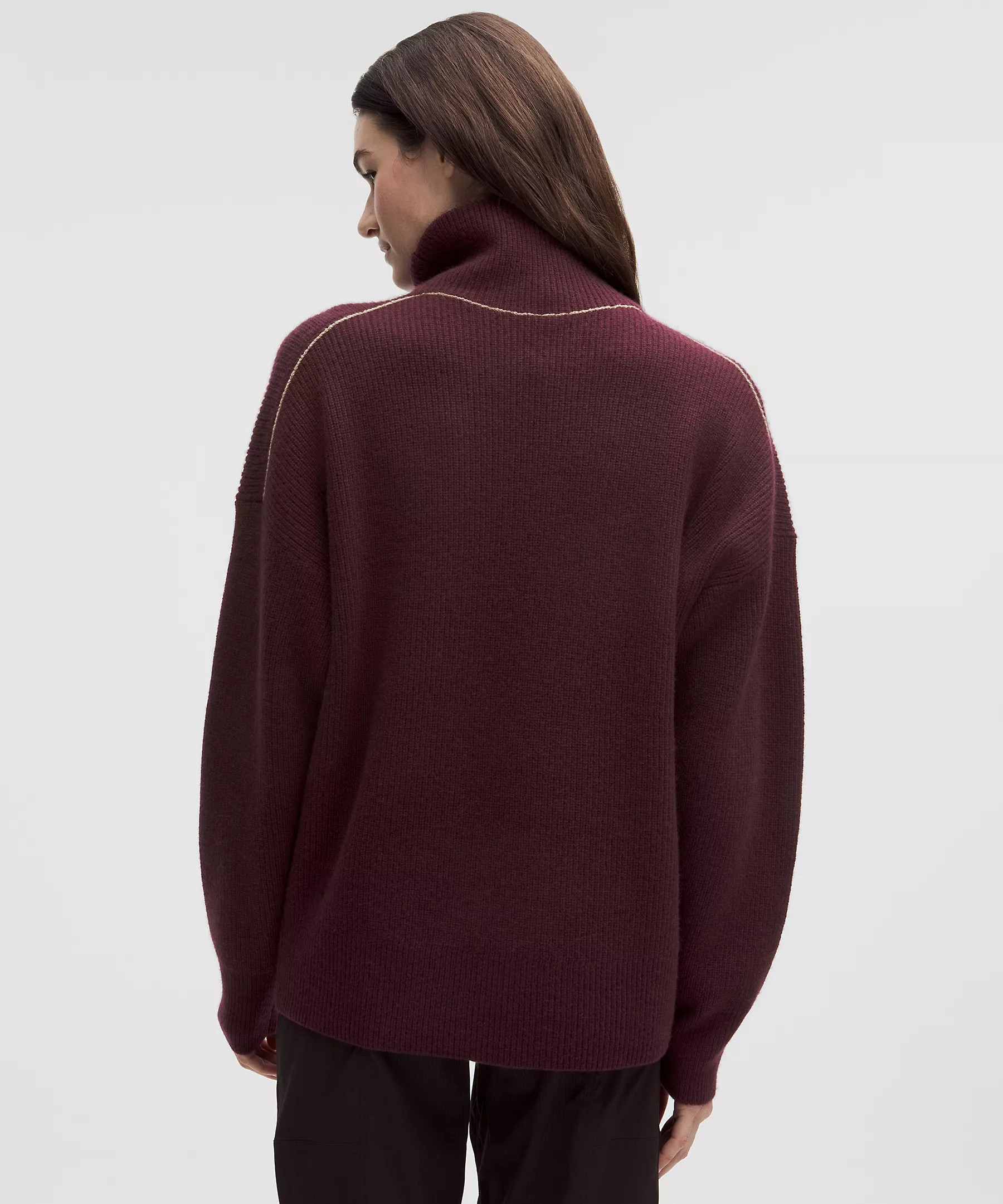 Oversized Cashmere Funnel-Neck Sweater | Lululemon (US)