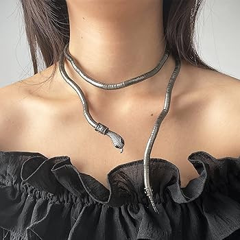 Glexible Snake Choker for Women Bendable Snake Bracelet Snake Necklace for Halloween Costume Acce... | Amazon (US)