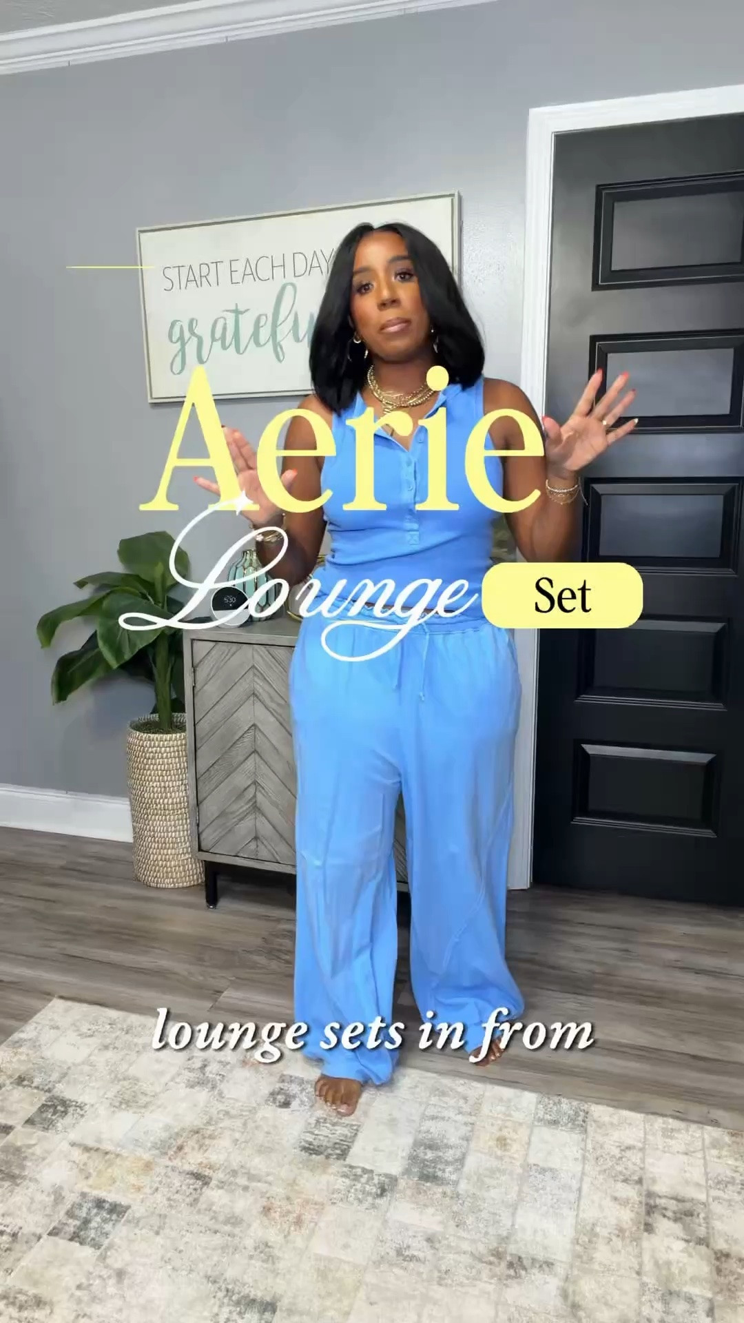 Three effortless sets that make getting dressed so much easier. 🤍💙 From everyday errands to vacation days, these are the throw-on-and-go outfits you’ll keep reaching for.

✨ Soft, comfy, flattering, and easy to mix and match.
✔️ Perfect for travel, brunch, school drop-off, casual Fridays, and weekend plans.
✔️ Affordable finds that look much more expensive.

SIZING REFERENCE: 5’5” | 165 lbs | Size 10
• Blue set: Top M | Bottoms M
• Printed set: M
• Leopard lounge set: M

Everything is linked in my LTK! 🤍

#LTKStyle #FashionOver40 #AffordableFashion #MatchingSet #EverydayStyle

#LTKootd #LTKOver40 #LTKMidsize