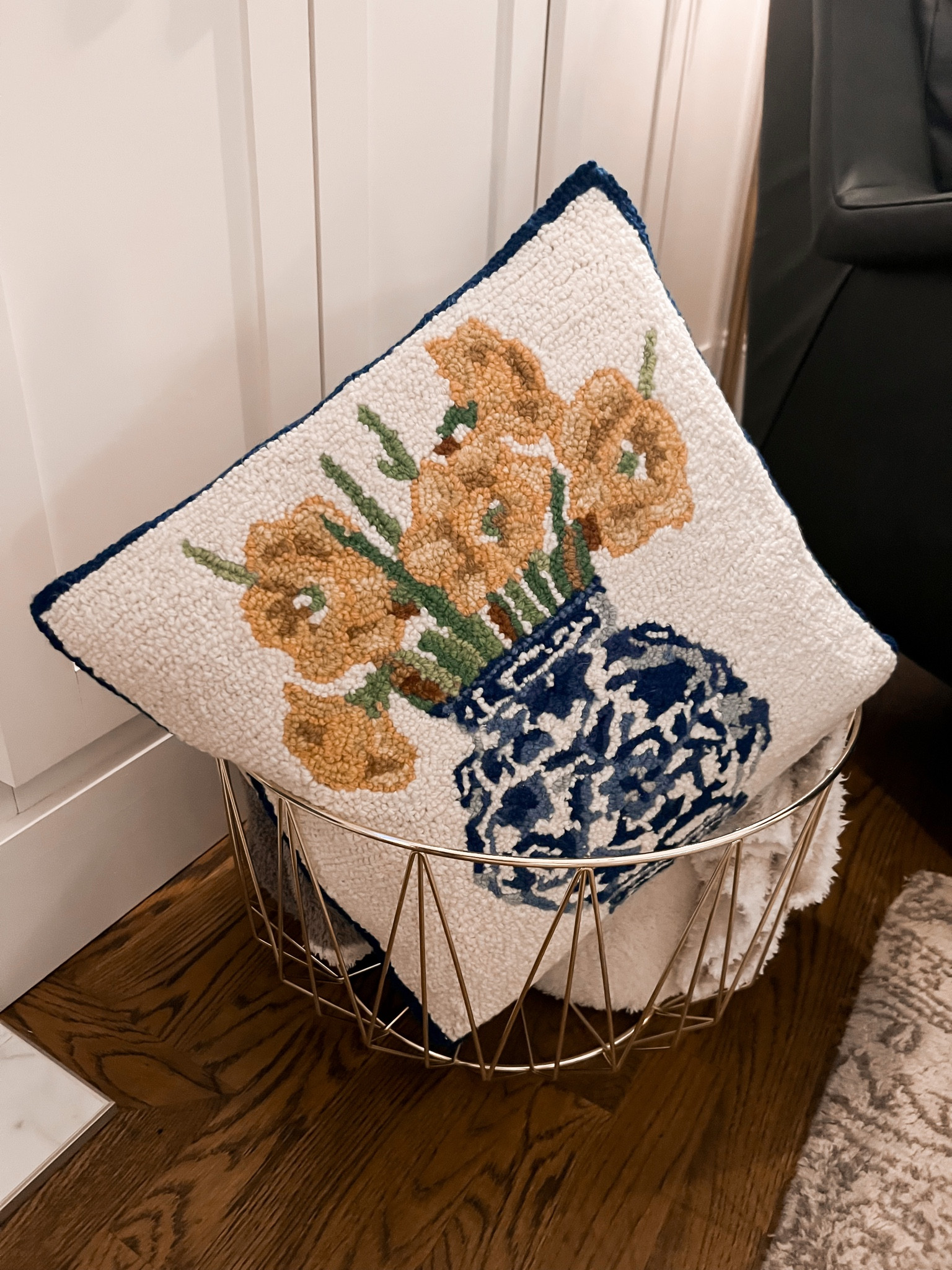 I love a hook pillow thats super affordable.
If you love Ginger Jars and flowers it’s perfect and less than $45. 

#LTKunder50 #LTKhome