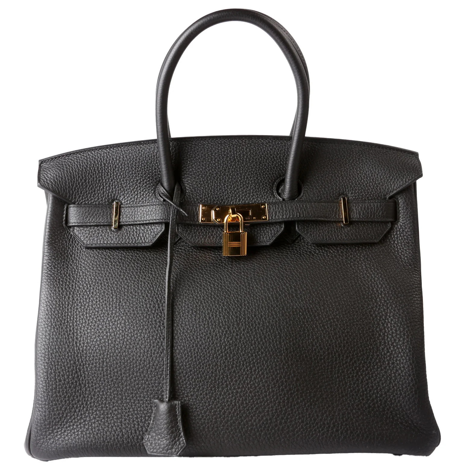 Birkin 35 Togo 2018 Black/Gold | Keeks Designer Handbags