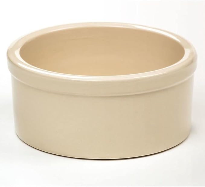 Ohio Stoneware Pet Animal Feeder Crock Bowl - Heavy Duty with High Gloss Finish, 5 inch inner and... | Amazon (US)