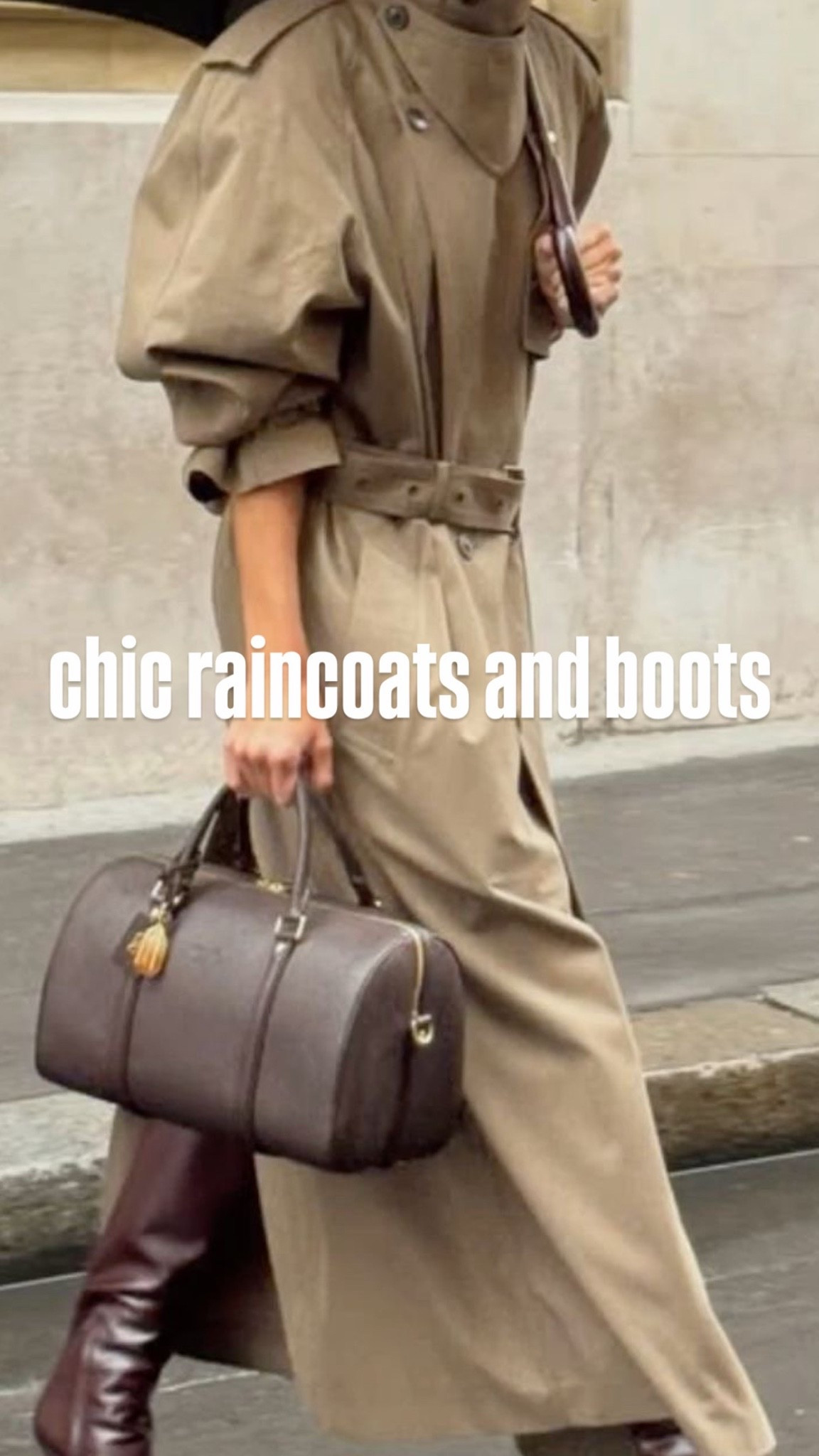 Chic raincoats and boots!

#LTKSeasonal #LTKOver40