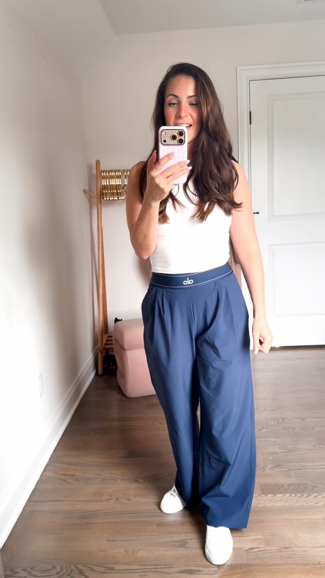 The Alo Suit Up Trouser has been a go to for me recently.  Lightweight, loose, relaxed fit. Side pockets and a boxer style waistband.  The front pleats add a tailored touch that dresses them up a bit, too.  

Wearing regular length size small.

Tank - Amazon
Shoes - M.GEMI (linking similar)

#LTKootd #LTKSeasonal #LTKActive