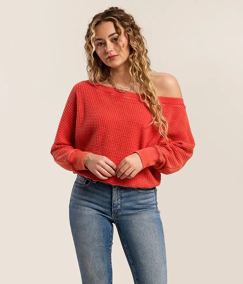 Washed Waffle Top | Buckle