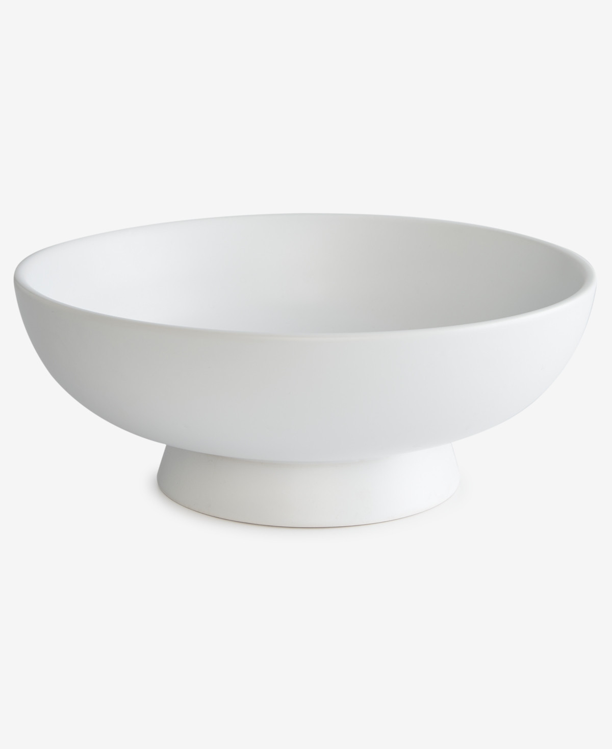 The Cellar Matte White Footed Bowl, Exclusively at Macy's - White | Macy's