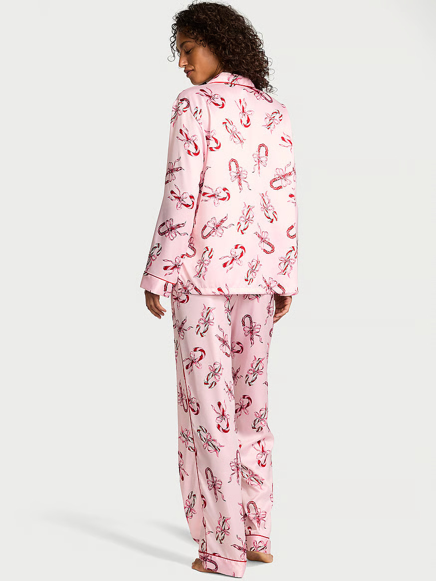 Buy Glazed Satin Long Pajama Set, Print - Order Pajamas Sets online - Victoria's Secret US | Victoria's Secret (US / CA )