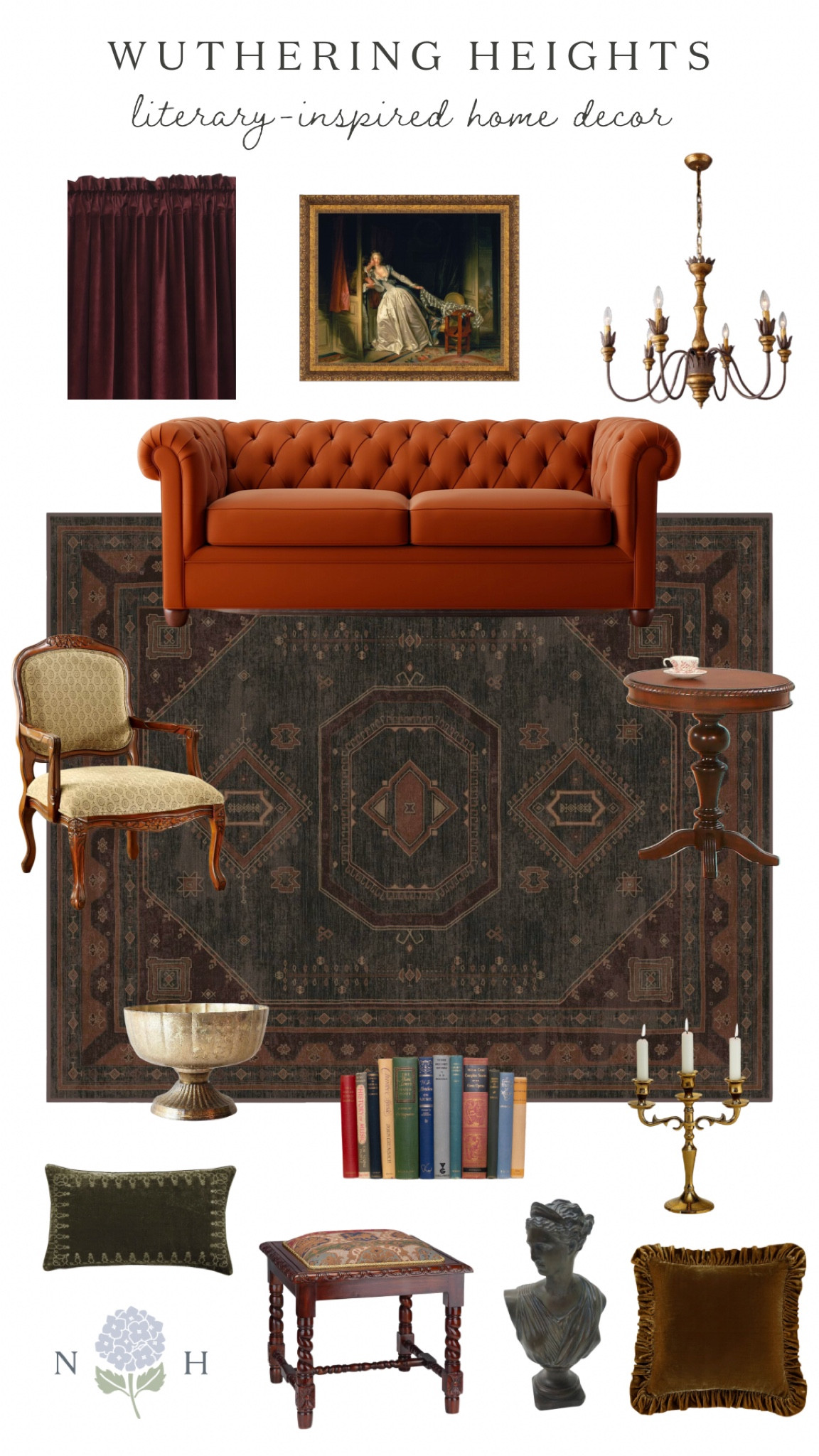 Next in the Literary Inspired Home Decor series: Wuthering Heights! 

#LTKhome