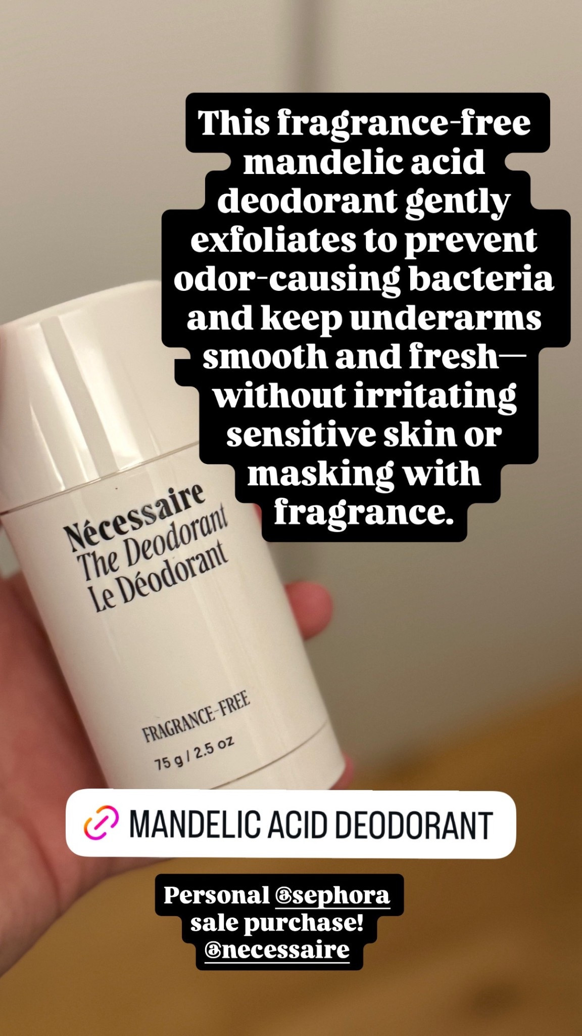 Fragrance-free deodorant 

#LTKFamily #LTKGiftGuide #LTKHoliday