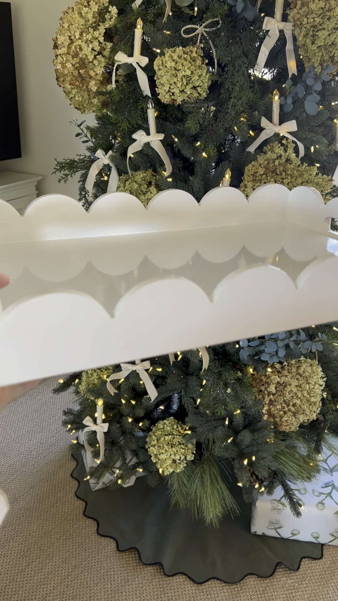 Scalloped tray on major sale! 