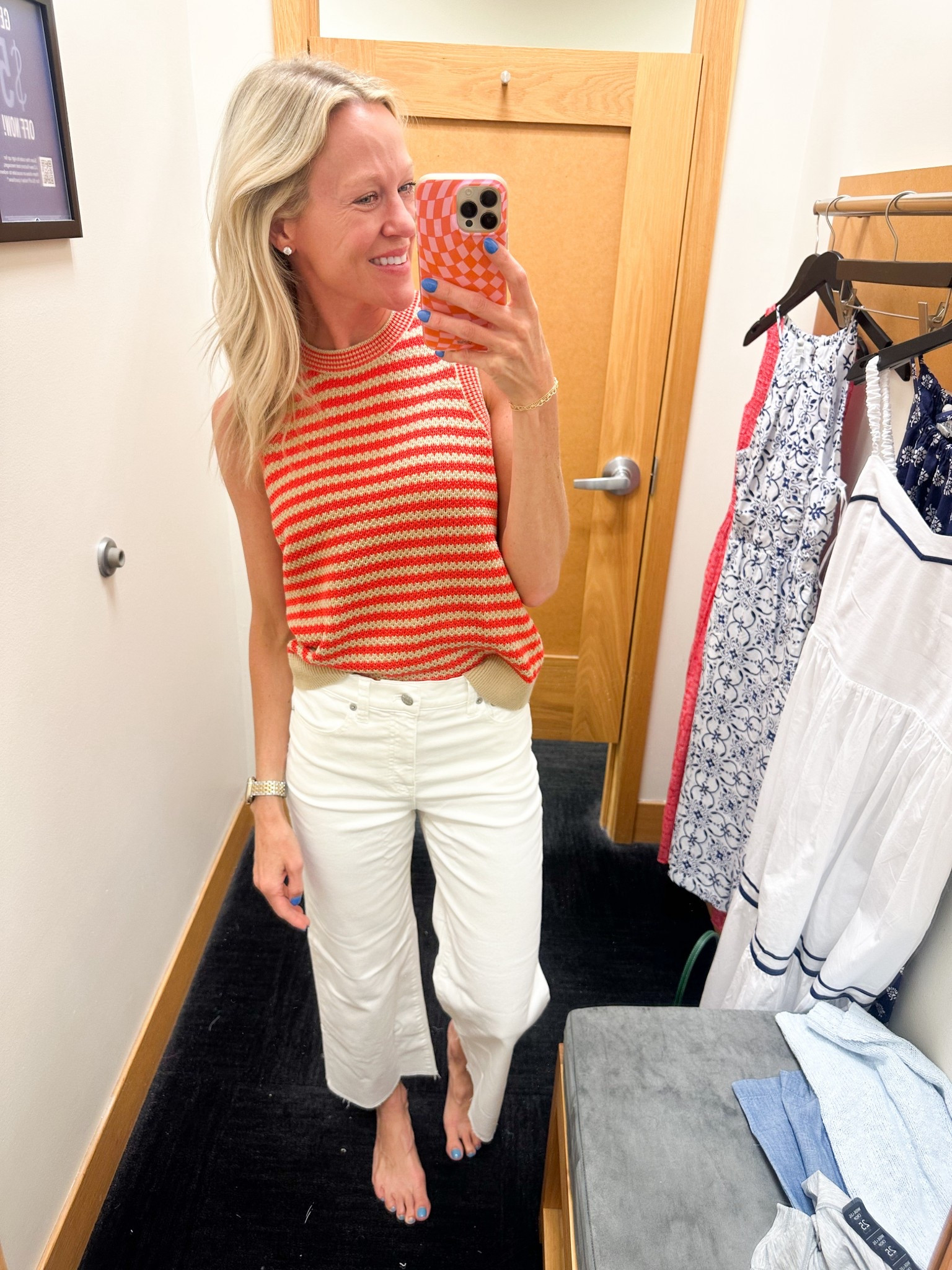 Too- xs
Jeans- size 25 

@jcrewfactory #summeroutfit 

#LTKFindsUnder50 #LTKSaleAlert #LTKSeasonal