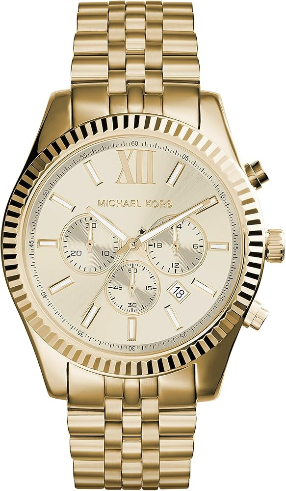 Michael Kors Lexington Chronograph Stainless Steel Watch | Amazon (US)