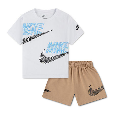 Nike Toddler Boys 2-pc. Short Set, 4t, Brown | JCPenney