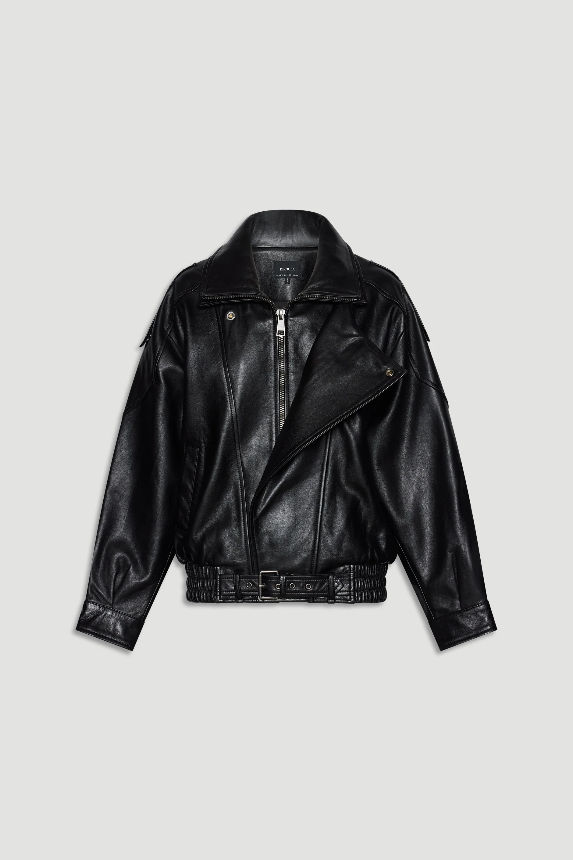Willow Leather Jacket - Black | DECJUBA