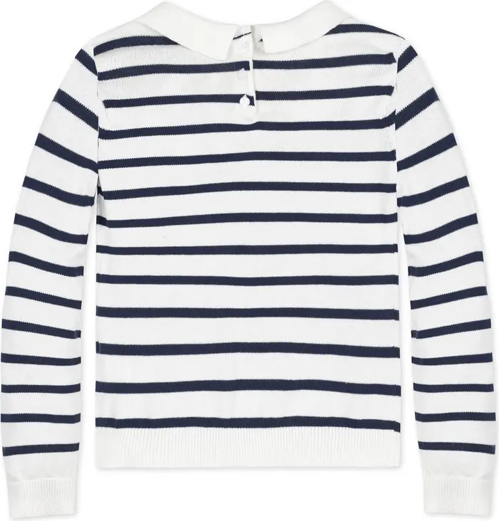 Baby Girls' Organic French Collared Keyhole Sweater, Infant | Nordstrom